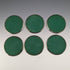 Set of 6 vintage silver-plated coasters